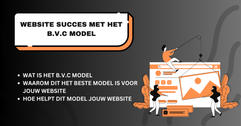 website succes met het B.V.C model